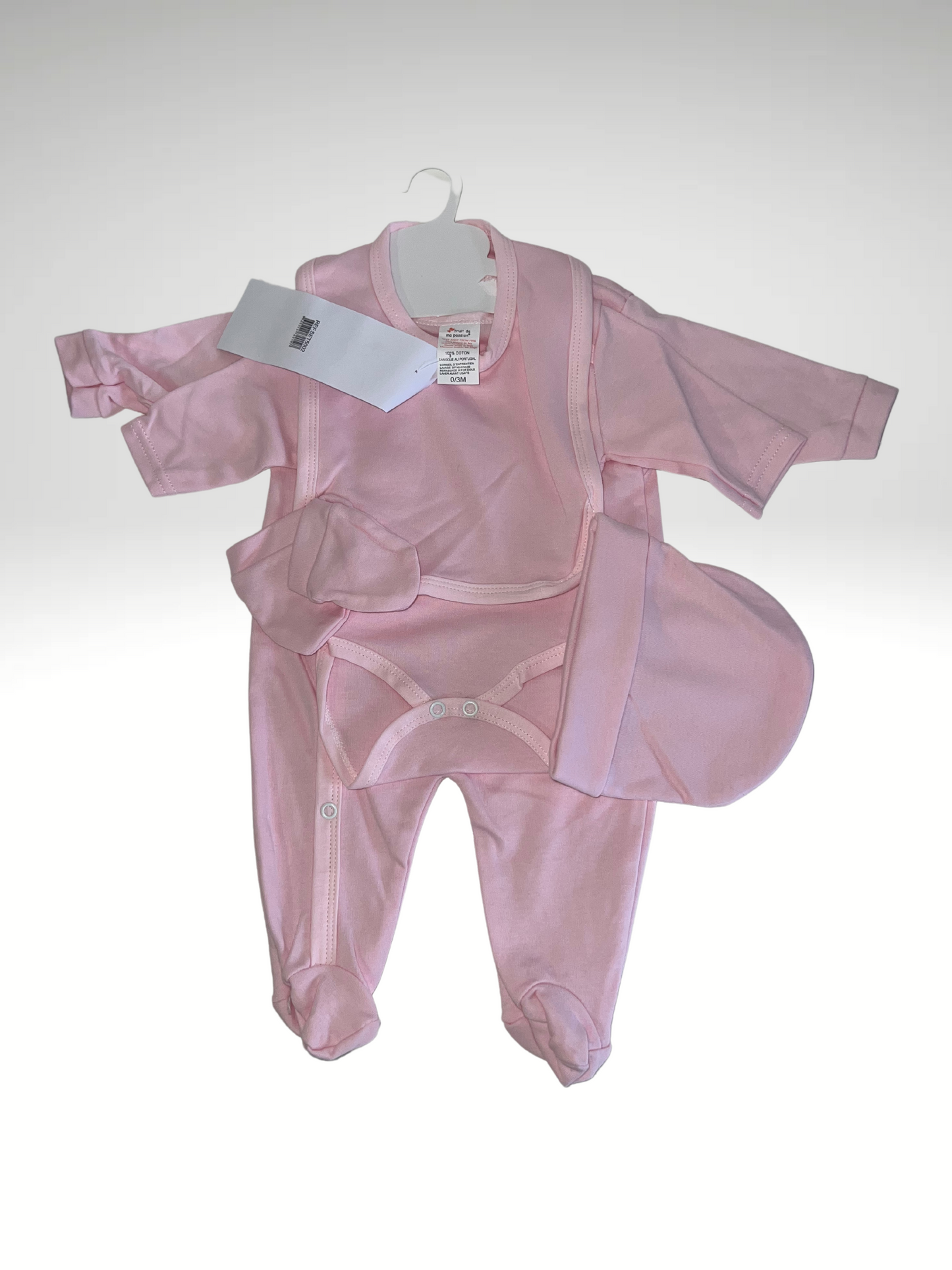 Ensemble pyjama bébé 5 pièces en coton
