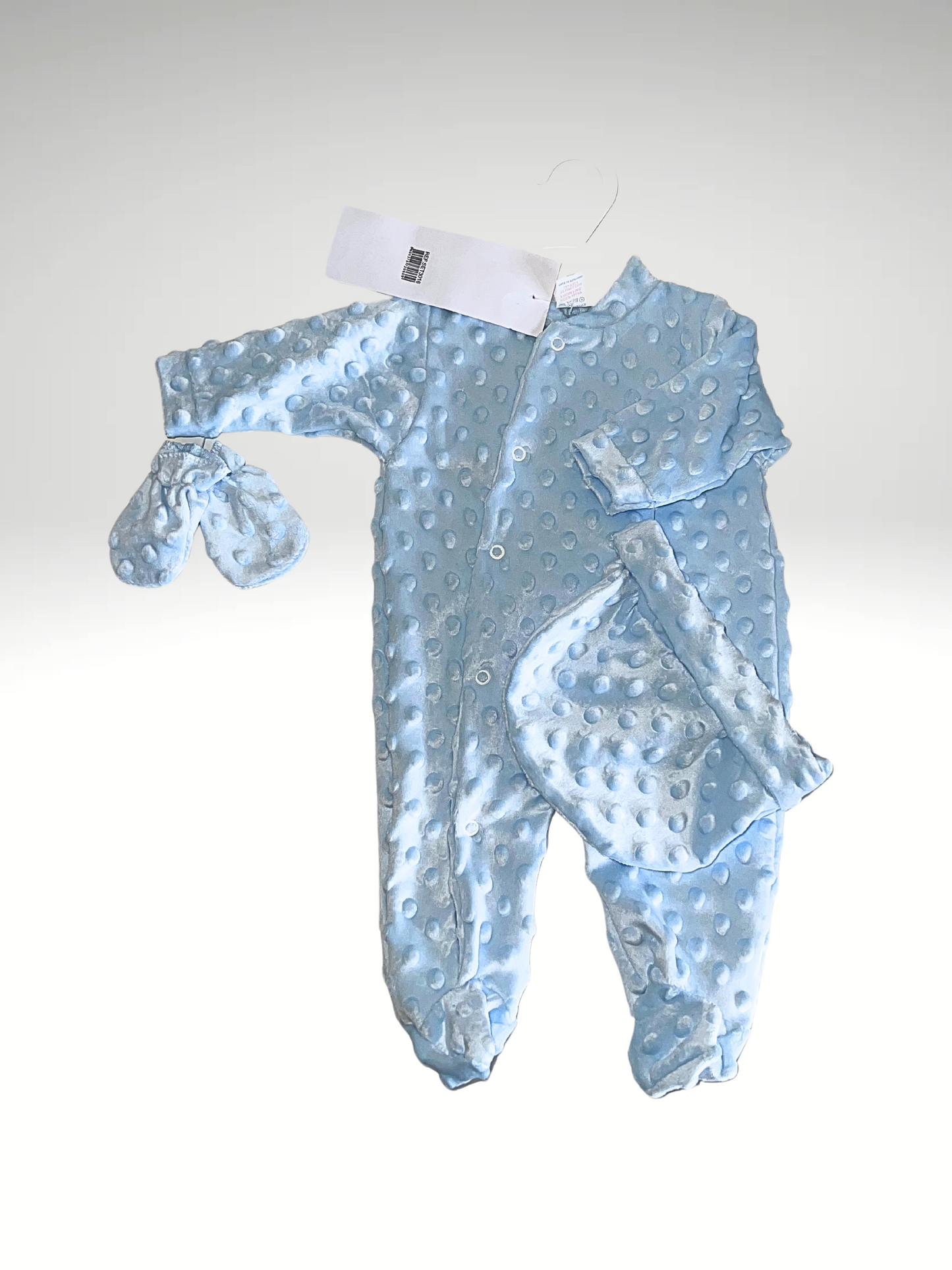 Set pyjama bébé 3 pièces en minky