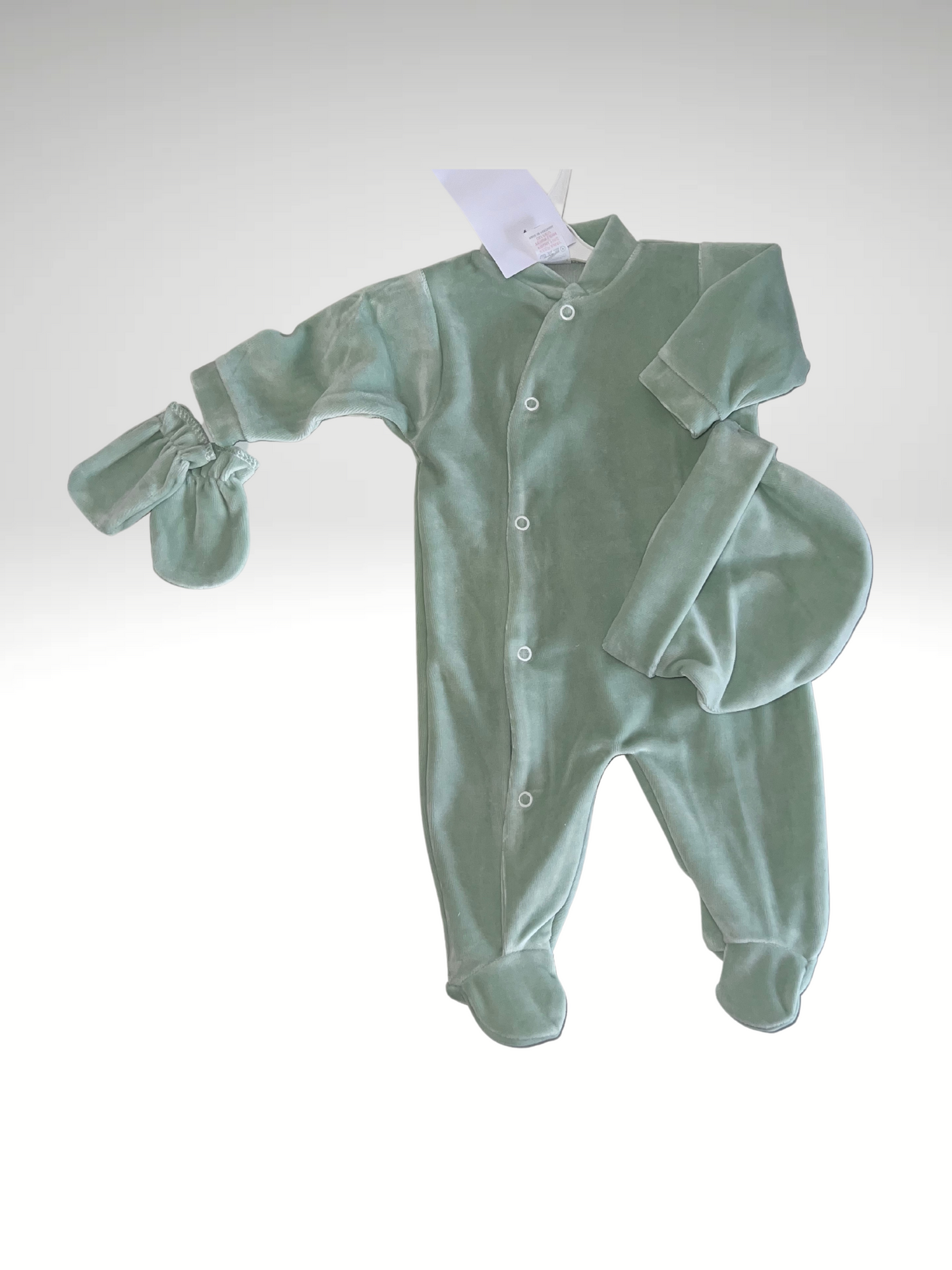 Set pyjama bébé 3 pièces en velours