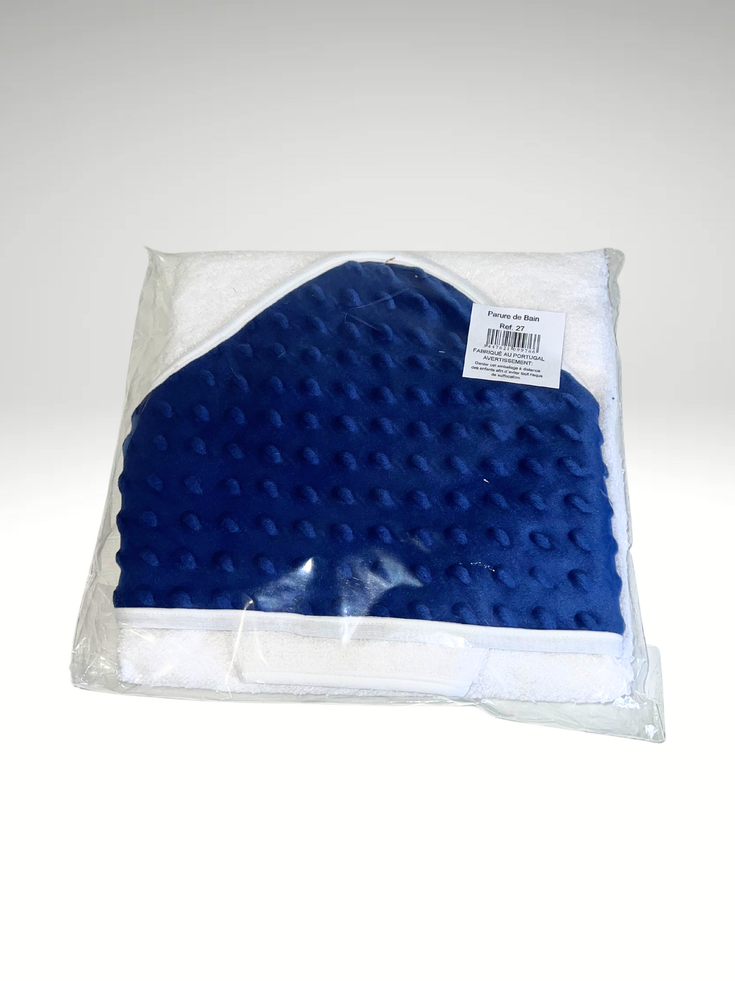 Cape de bain + gant en minky