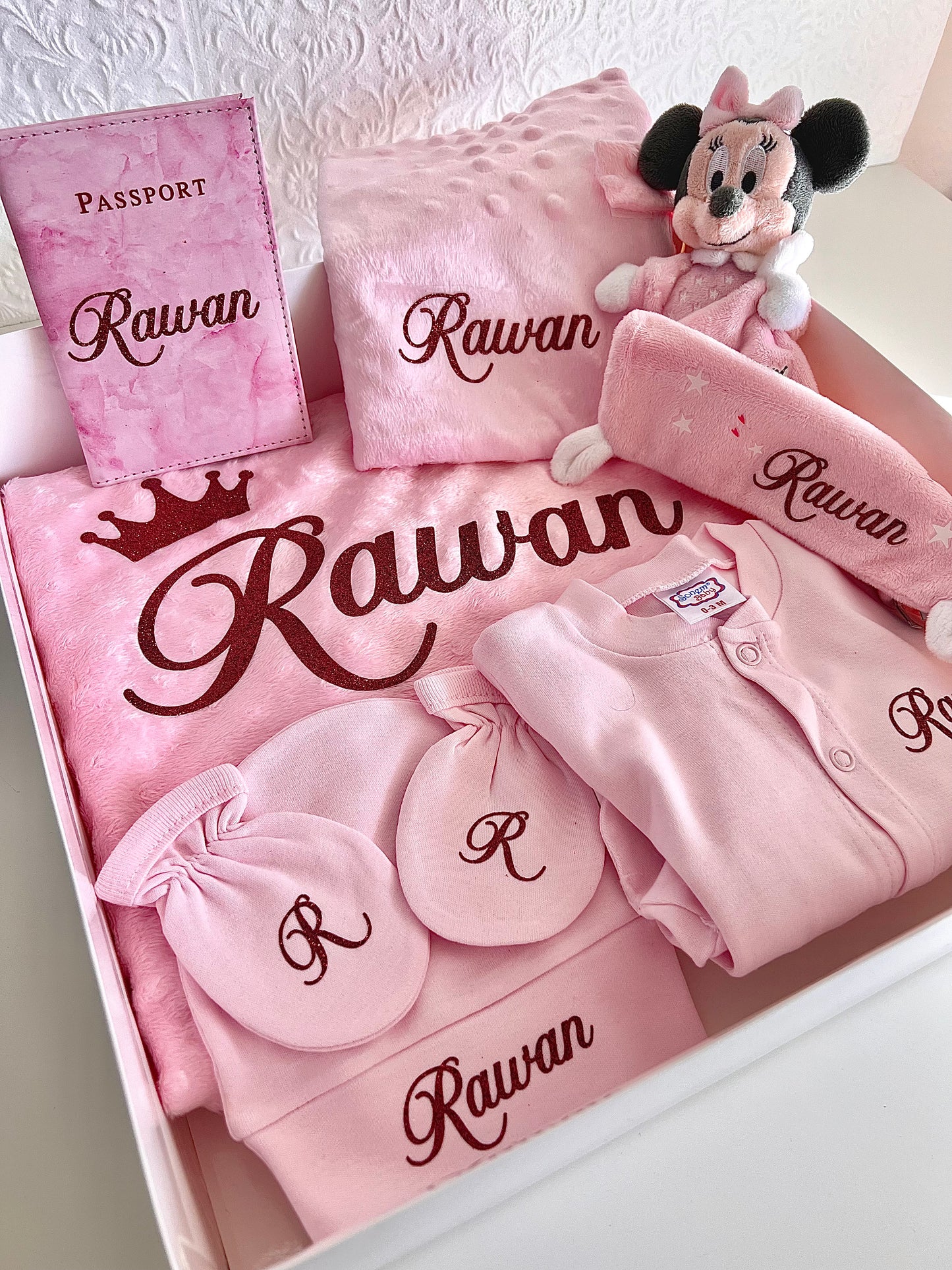 Compose ta box naissance rose