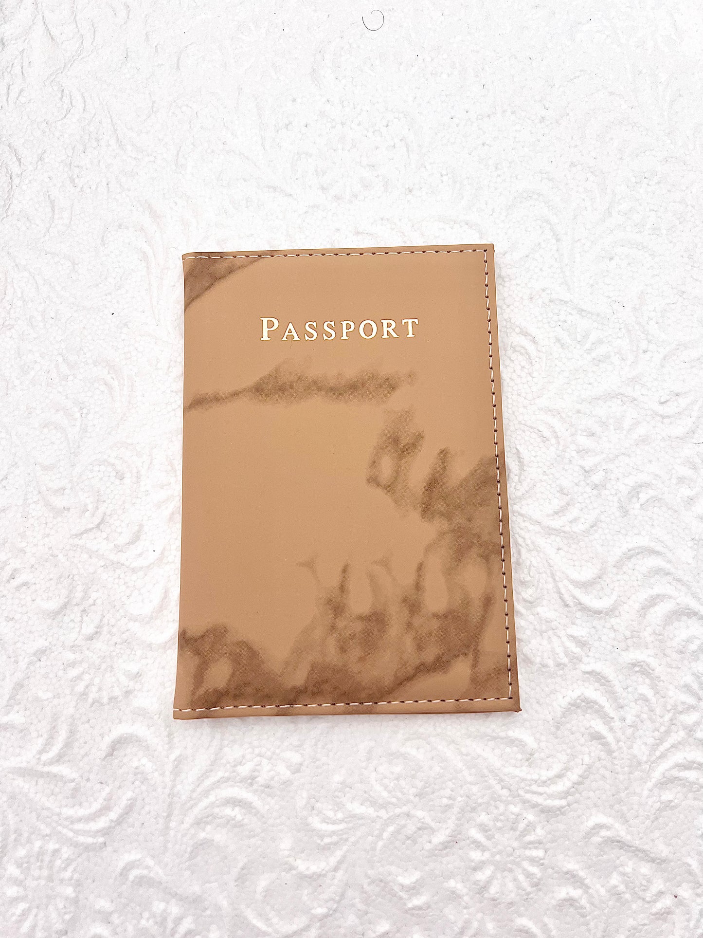 Pochette passeport marbré
