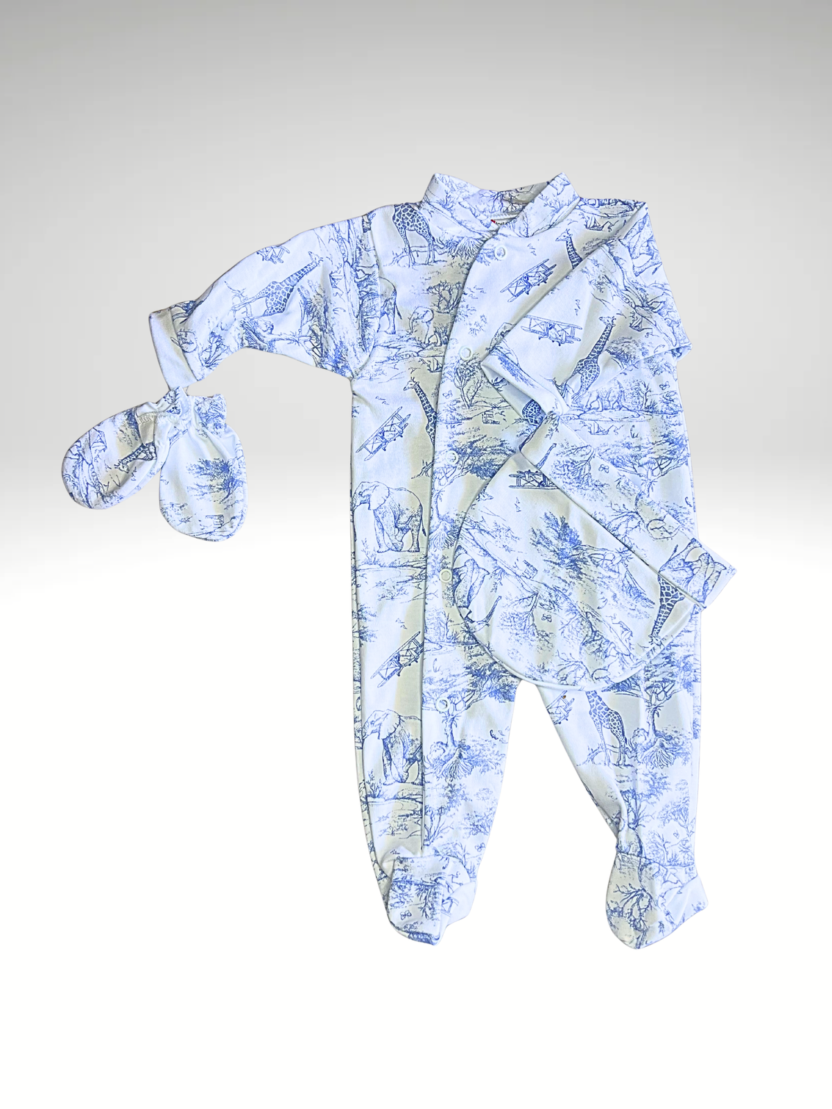 3 PIECES COTON SAFARI