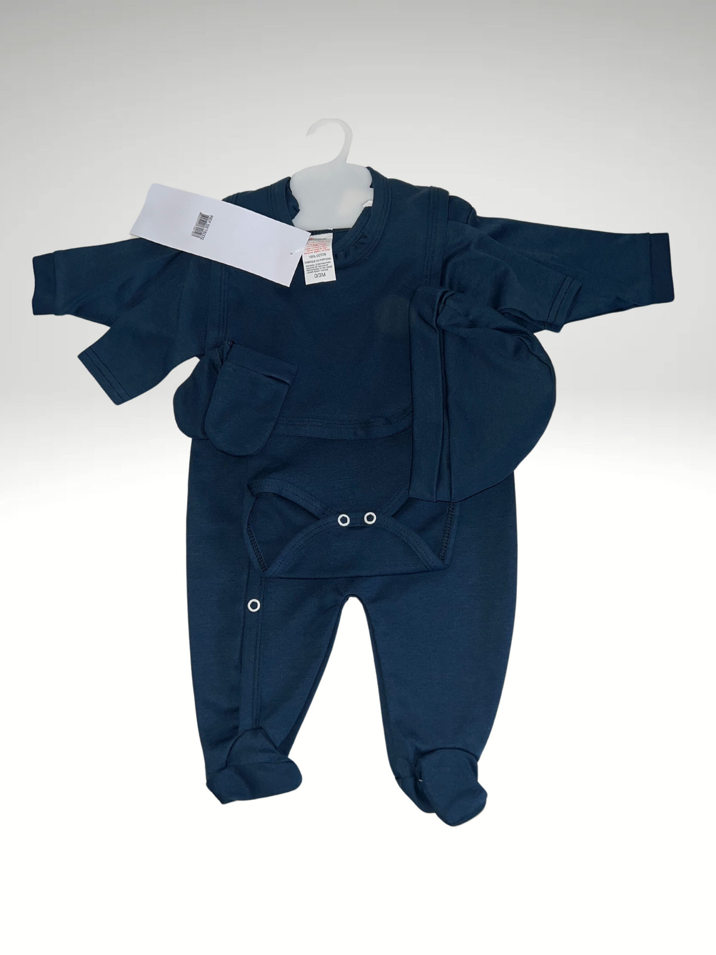 Ensemble pyjama bébé 5 pièces en coton