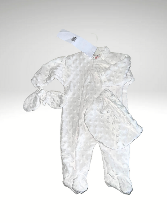 Set pyjama bébé 3 pièces en minky