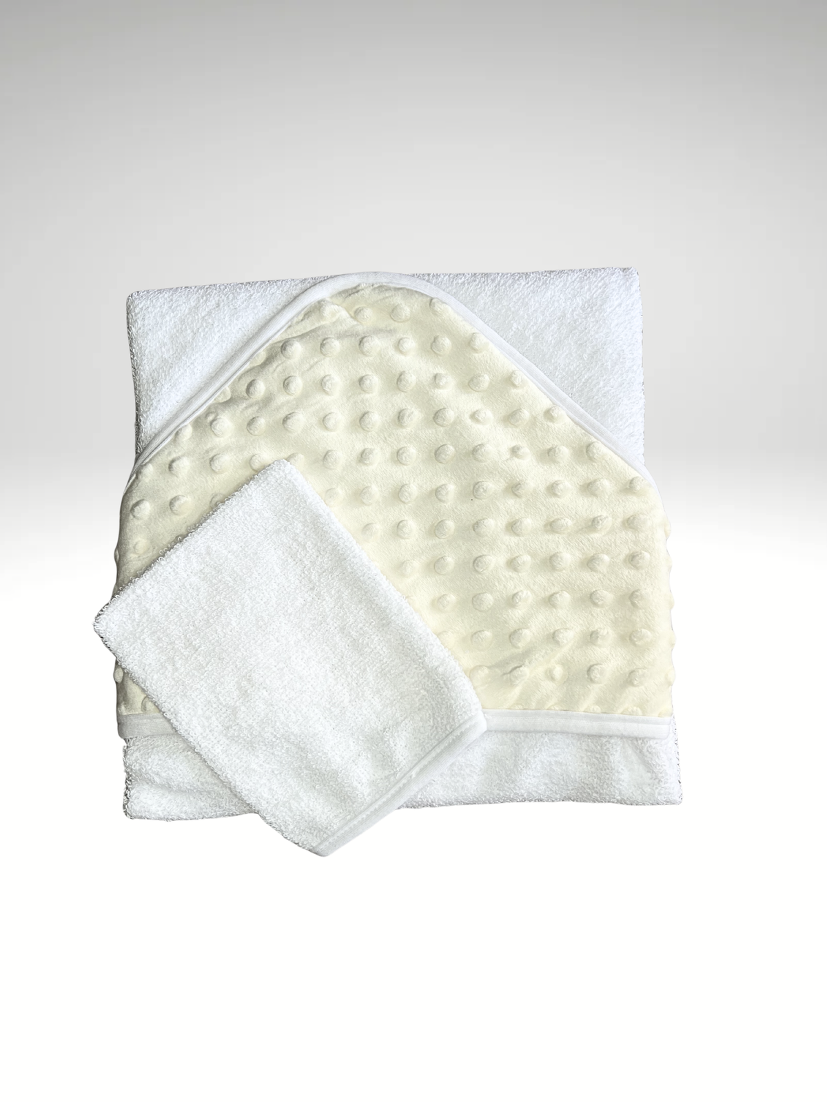 CAPE DE BAIN + GANT MINKY