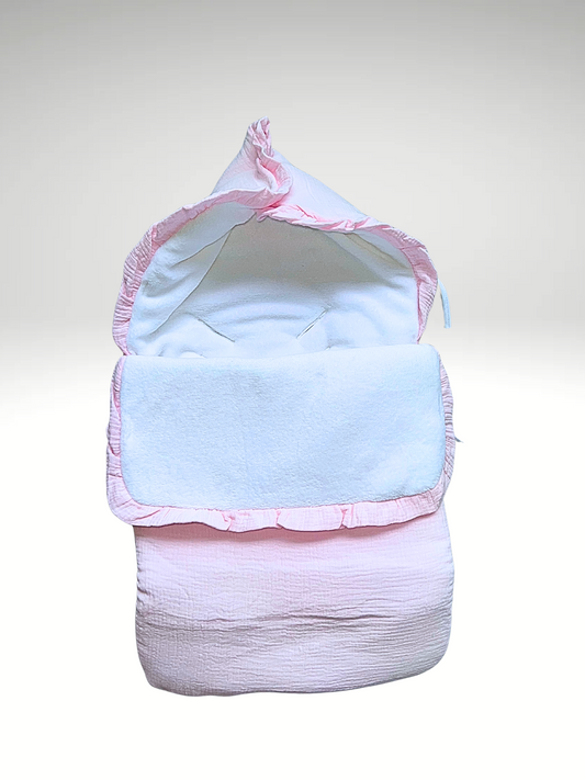 Nid d'ange en gaze de coton intérieur polaire